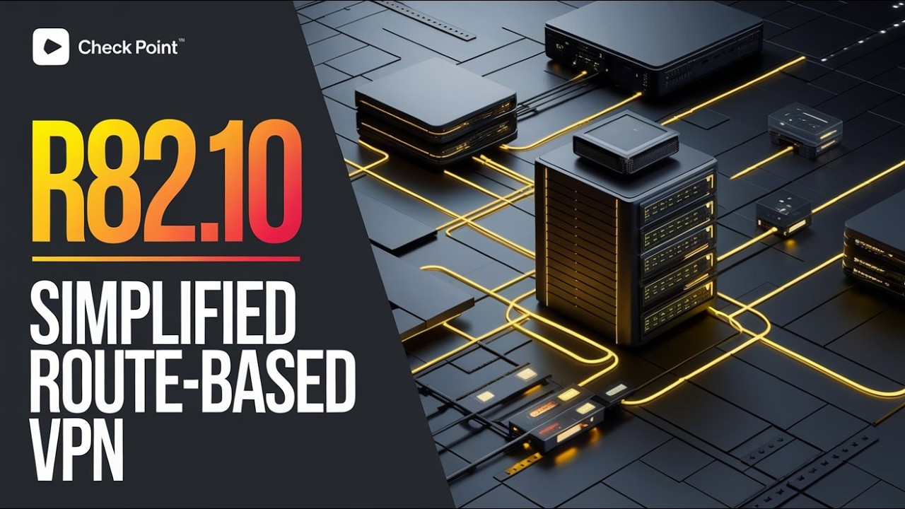 Checkpoint Firewall R82.10 - Simplified Route-Based VPN