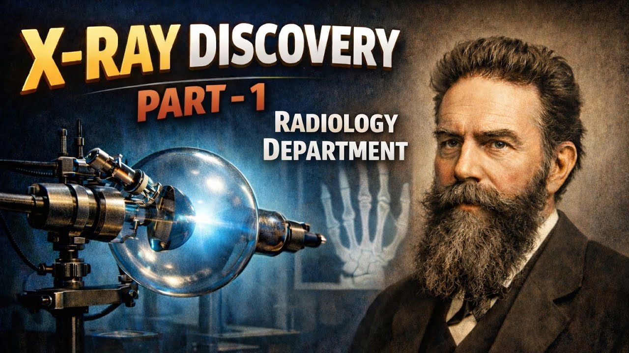  X - ray discovery Drt  part -1 ( w.c rontgen)radiation technology, radiography radiologist,drt,brt