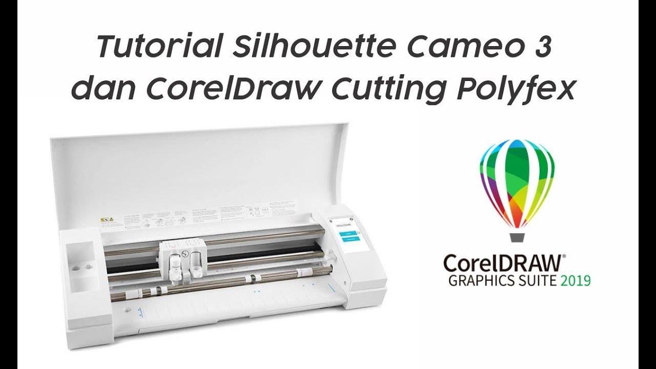 Tutorial Cara cutting Polyflex dengan silhouette cameo 3 dan coreldraw FULL HD