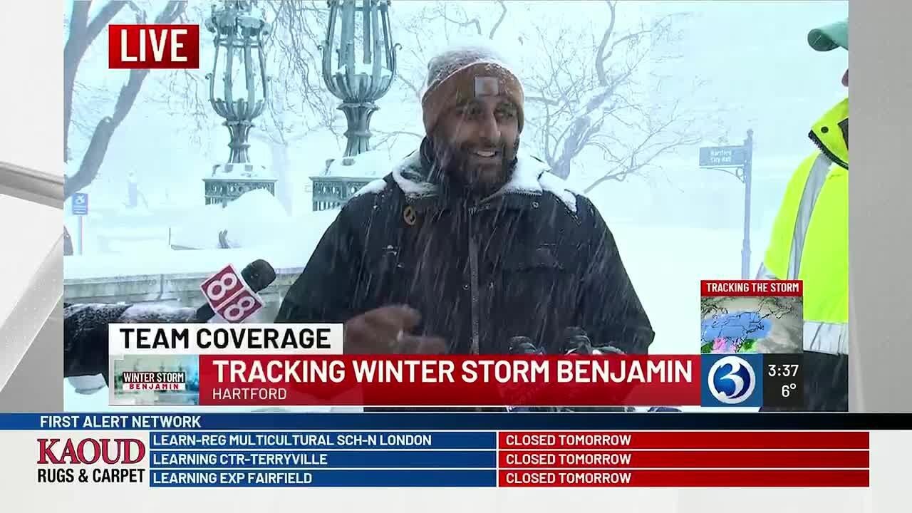 Hartford's mayor provides an update on Winter Storm Benjamin