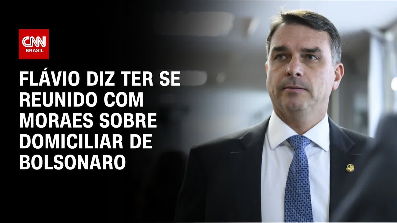 Flávio diz ter se reunido com Moraes para tratar de domiciliar a Bolsonaro | CNN PRIME TIME