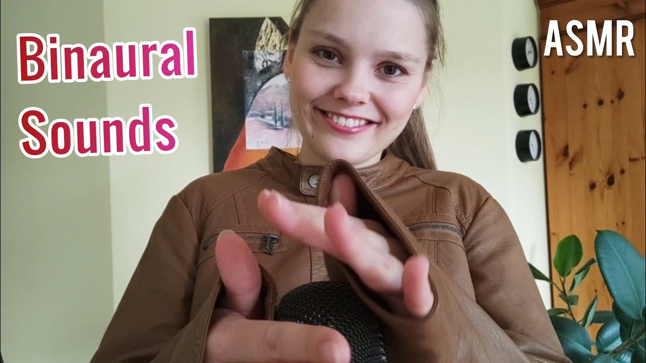 ASMR Leather Jacket Sounds (Binaural)