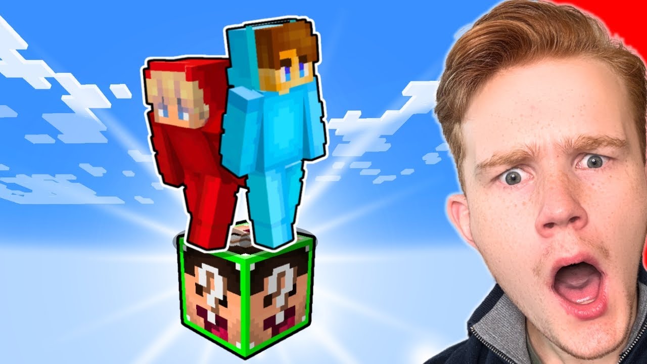 Överlever På ETT DUNO BLOCK I Minecraft!