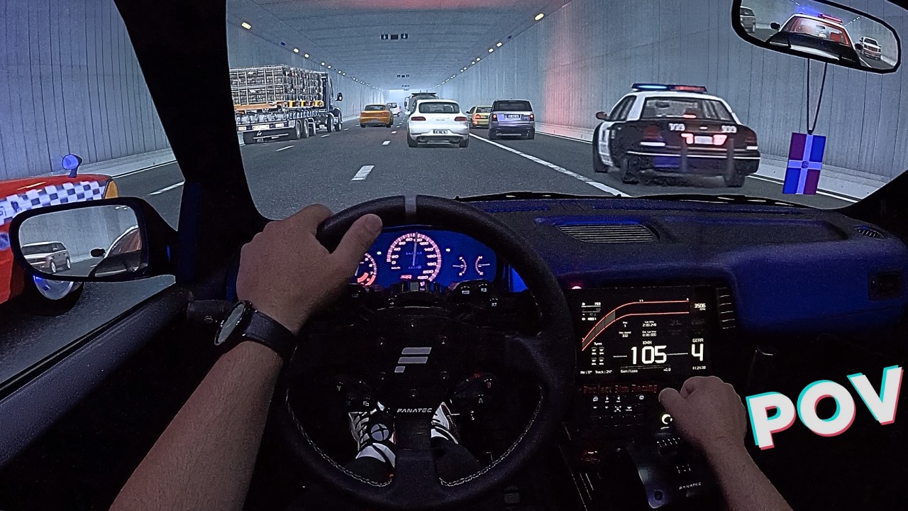 Highway Police Picked the Wrong Honda! | AC | Fanatec DD+