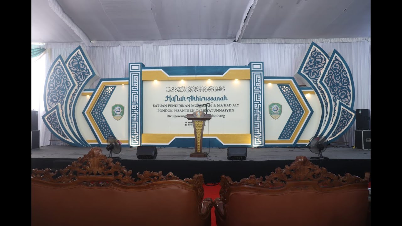 HAFLAH AKHIRUSSANAH SATUAN PENDIDIKAN MUADALAH & MA'HAD ALY PONDOK PESANTREN TARBIYATUNNASYIIN