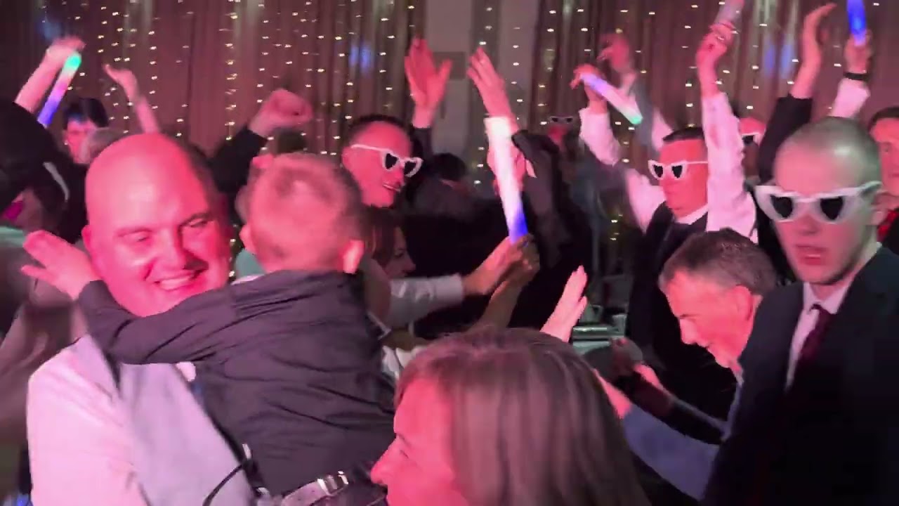 Glen Mhor Hotel - Mr and Mrs Macquarrie with DJ Sean Hanlon