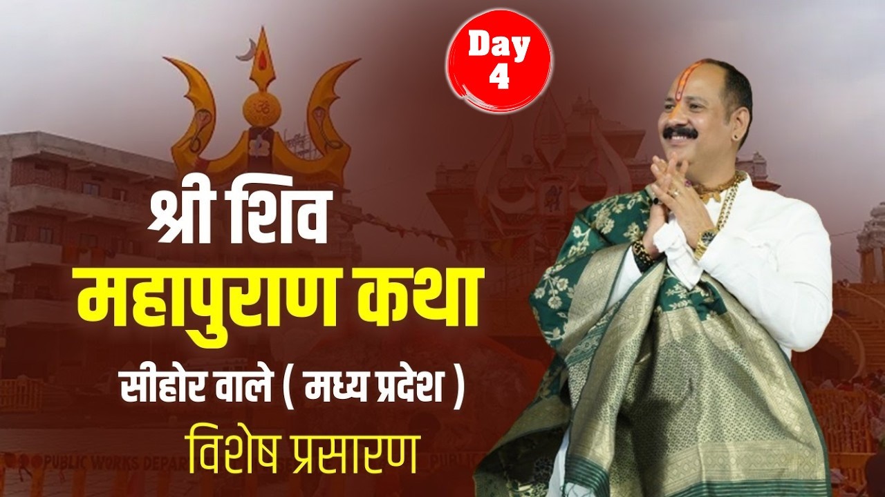 Day-04 | श्री शिवमहापुराण कथा  | सीहोर,मध्य प्रदेश  #livestream #viralvideos #shivmahapuran