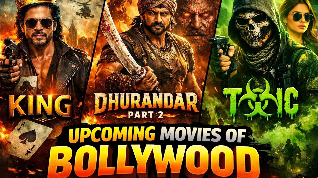 बॉलीवुड की आने वाली सबसे बड़ी फिल्में... upcoming movies of bollywood #king#toxic#dhurandhar 