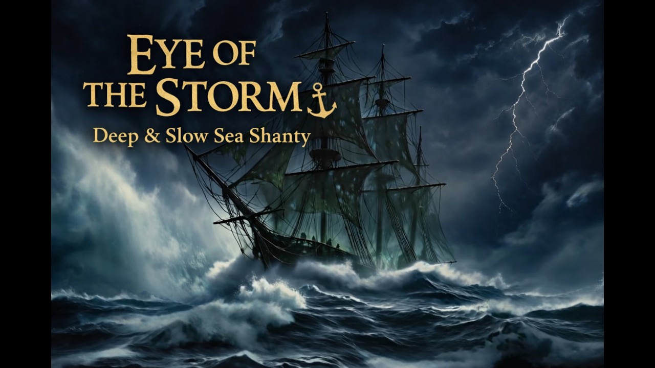 Eye of the Storm ⚓ | Deep Slow Sea Shanty (Dark Sailing Atmosphere)