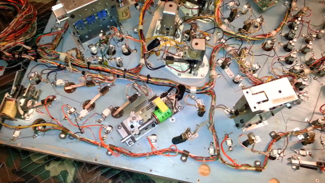 Bally Embryon Playfield Disassembly & Restoration Part 01