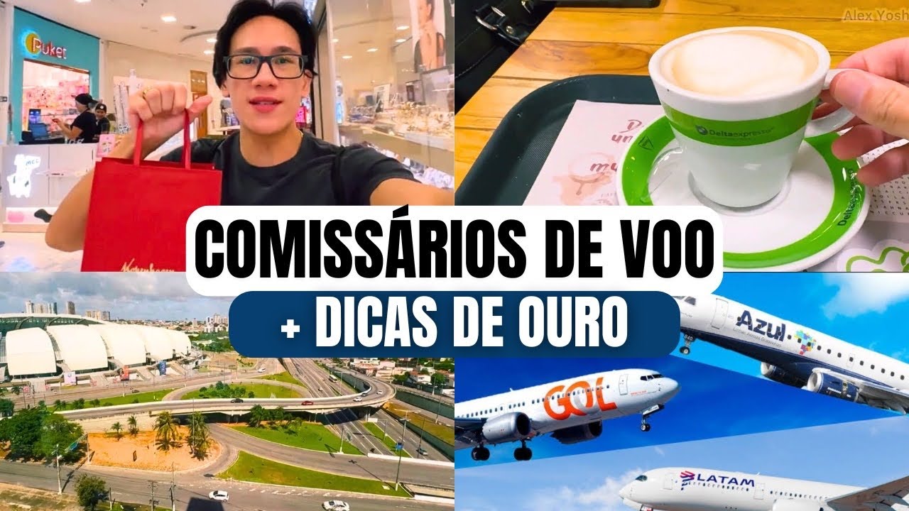 Rotina de Tripulante + Dicas sobre a profissão COMISSÁRIO DE VOO