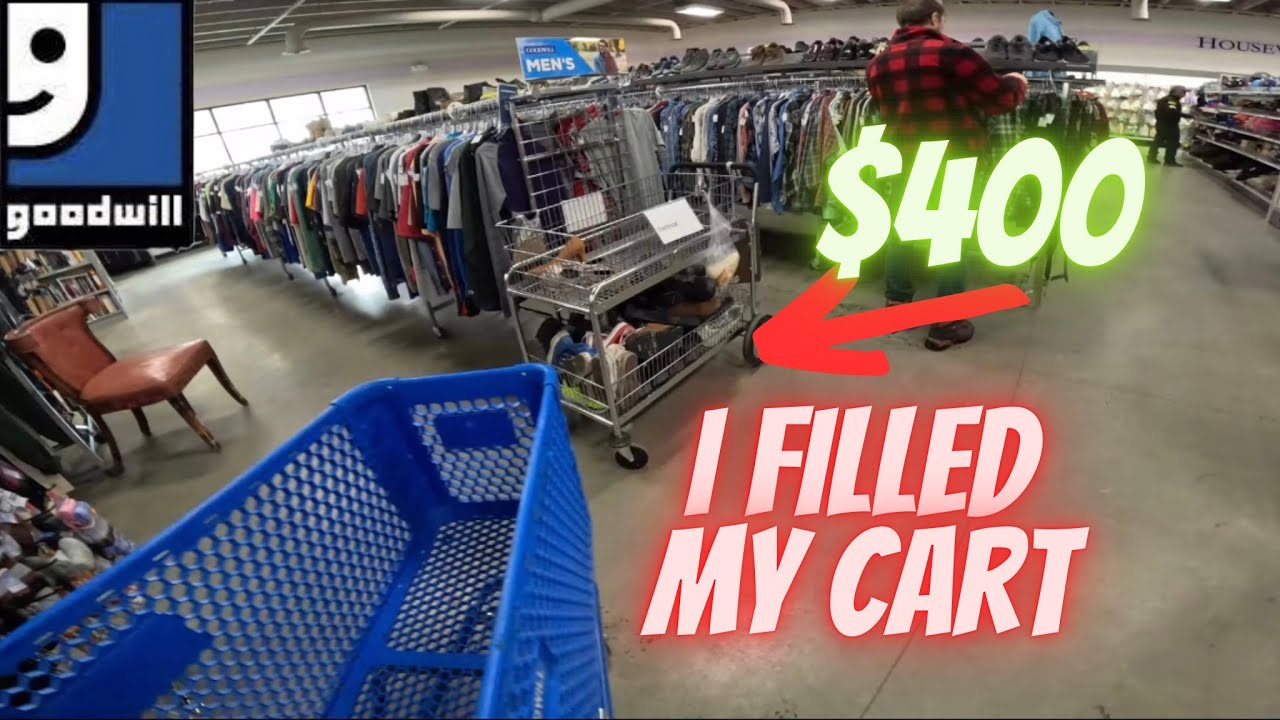 Goodwill Rolled Out A Cart LOADED With Money!