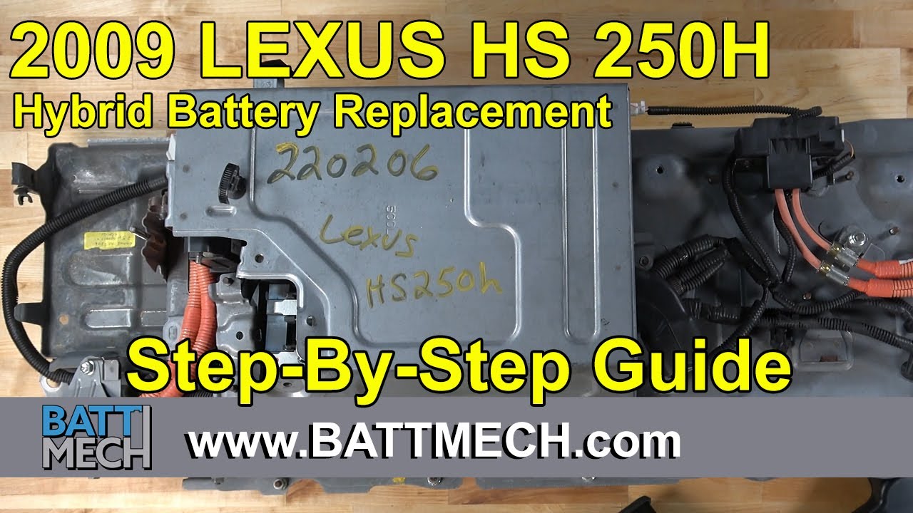 How to Replace/Repair/Fix a 2009 Lexus HS 250H Hybrid Battery Module Pack –Step-by-Step Guide EV