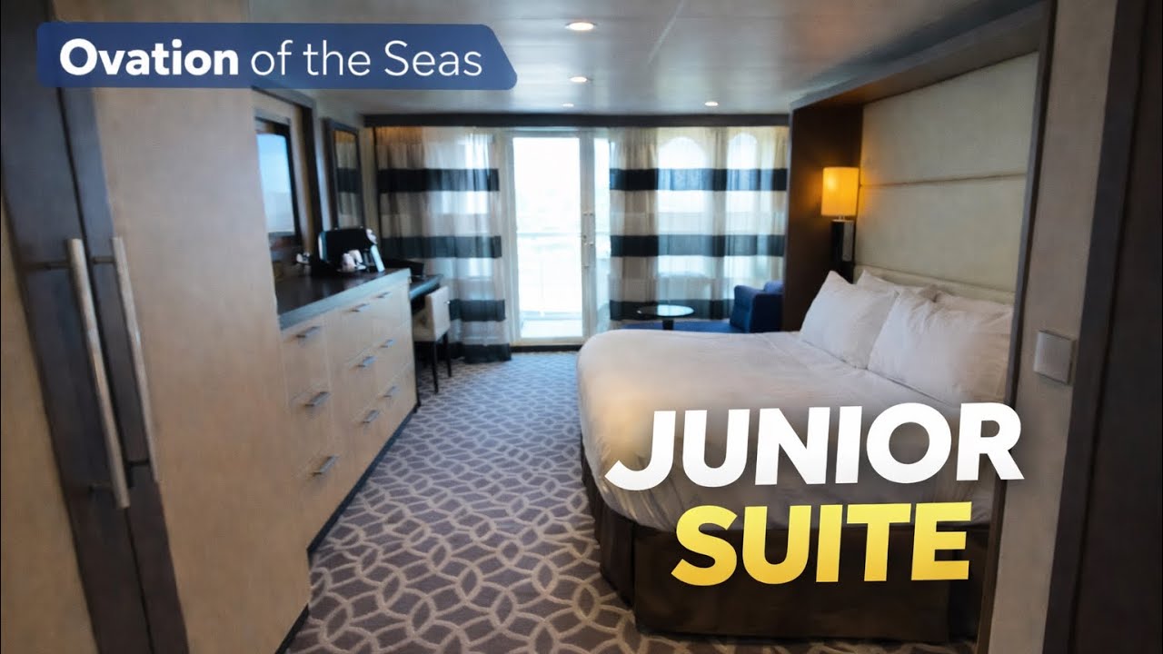 Ovation of the Seas Junior Suite Tour (Cabin 10636) | Balcony Cabin