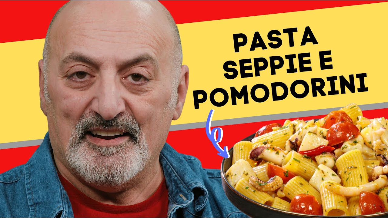 Pasta seppie e pomodorini