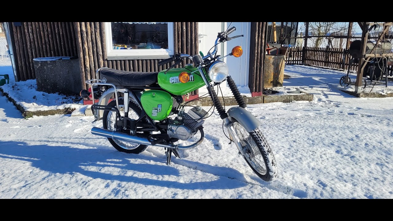 Simson S51 Kaltstart bei minus 6 grad. Erster Start  2026