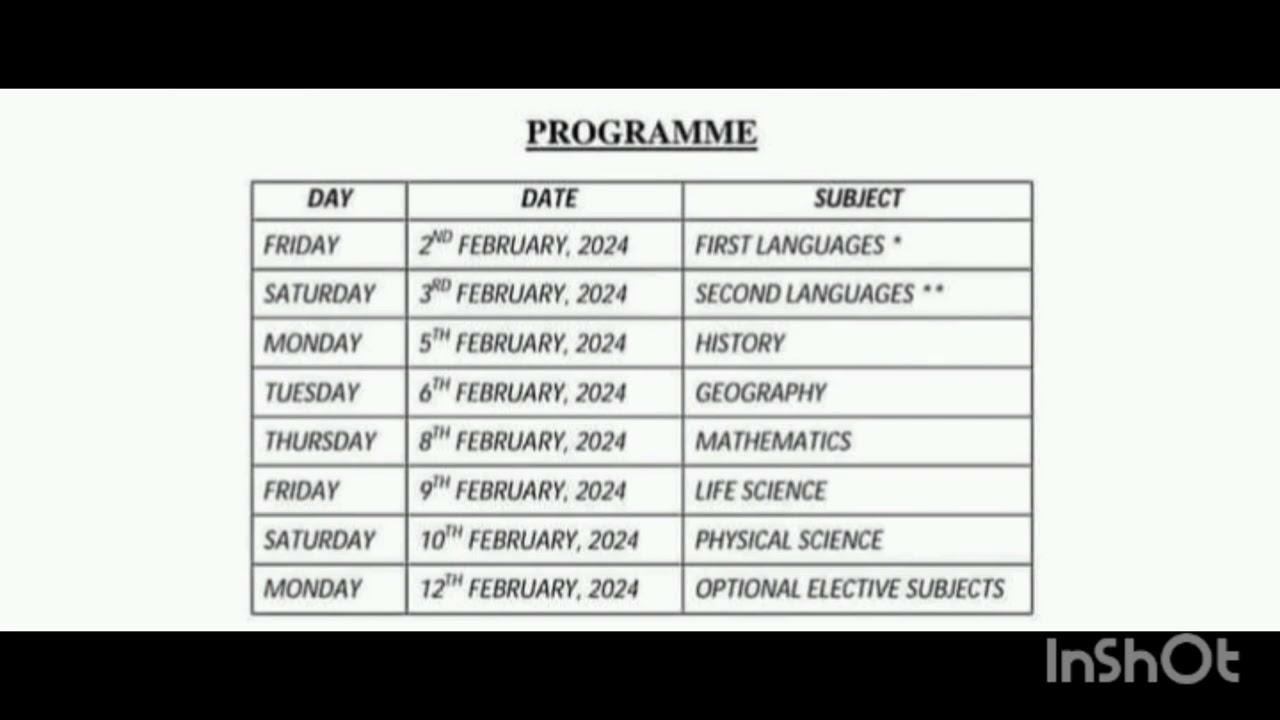 MADHYAMIK 2024 SCHEDULE//MP 2024 PROGRAMME//MADHYAMIK ROUTINE 2024//TIME TABLE OF MP EXAM 2024