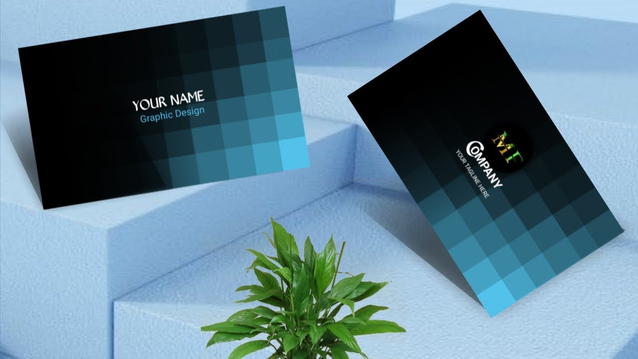 How to Create Business Card In Pixellab