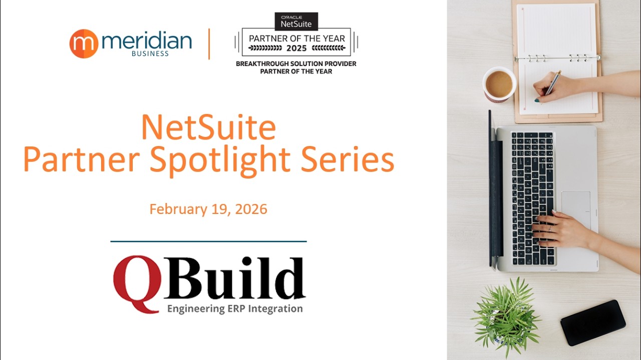Meridian's Partner Spotlight Webinar: QBuild