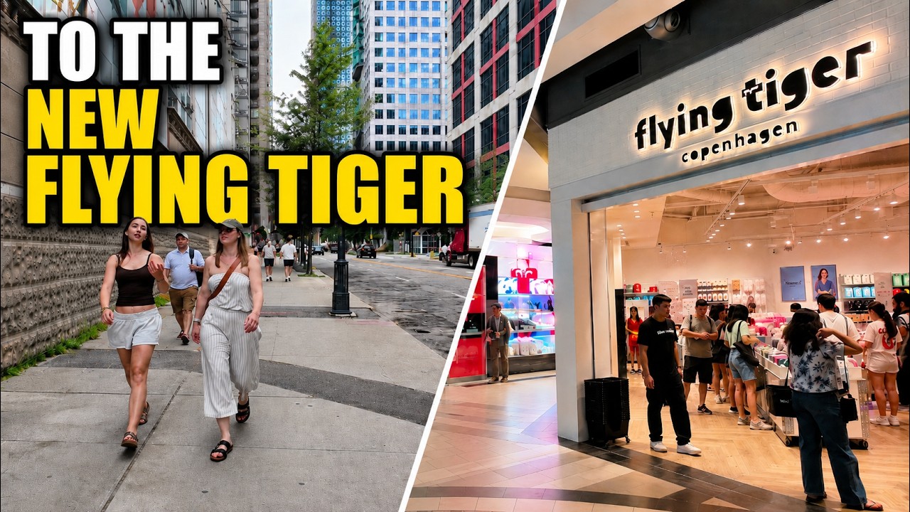 В НОВЫЙ Flying Tiger в Eaton Centre | Прогулка по Торонто (июль 2026)