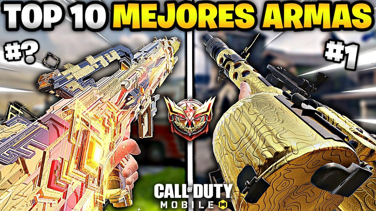 LAS 10 MEJORES ARMAS PARA RANKED EN LA NUEVA TEMPORADA COD MOBILE / NUEVA TEMPORADA 4 COD MOBILE....