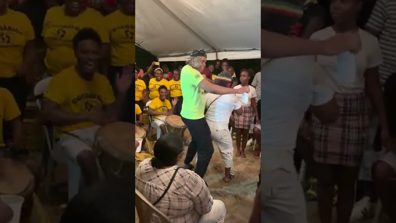 Drumming and fun times in Dangriga 22.2.2022 ( Punta) Ms. Lewis Beluria!!
