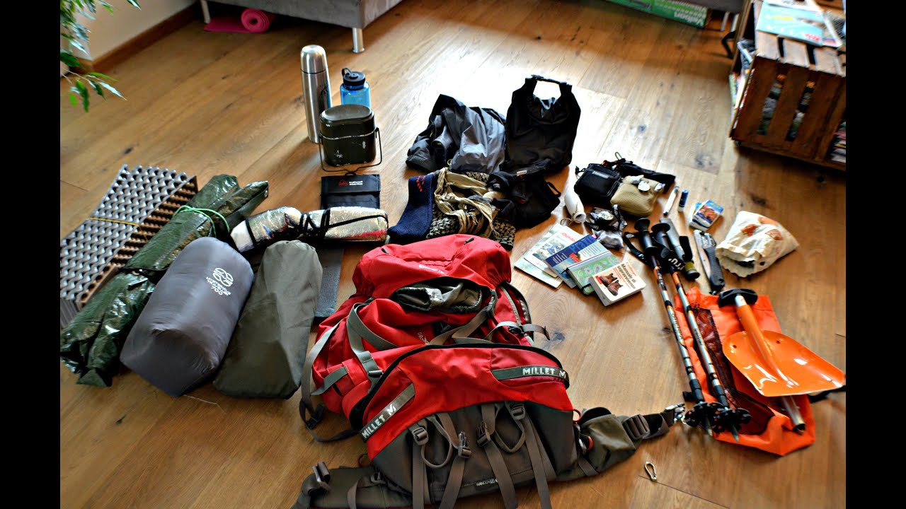 Contenuto zaino per pernottamento invernale bushcraft - PeschoAnvi