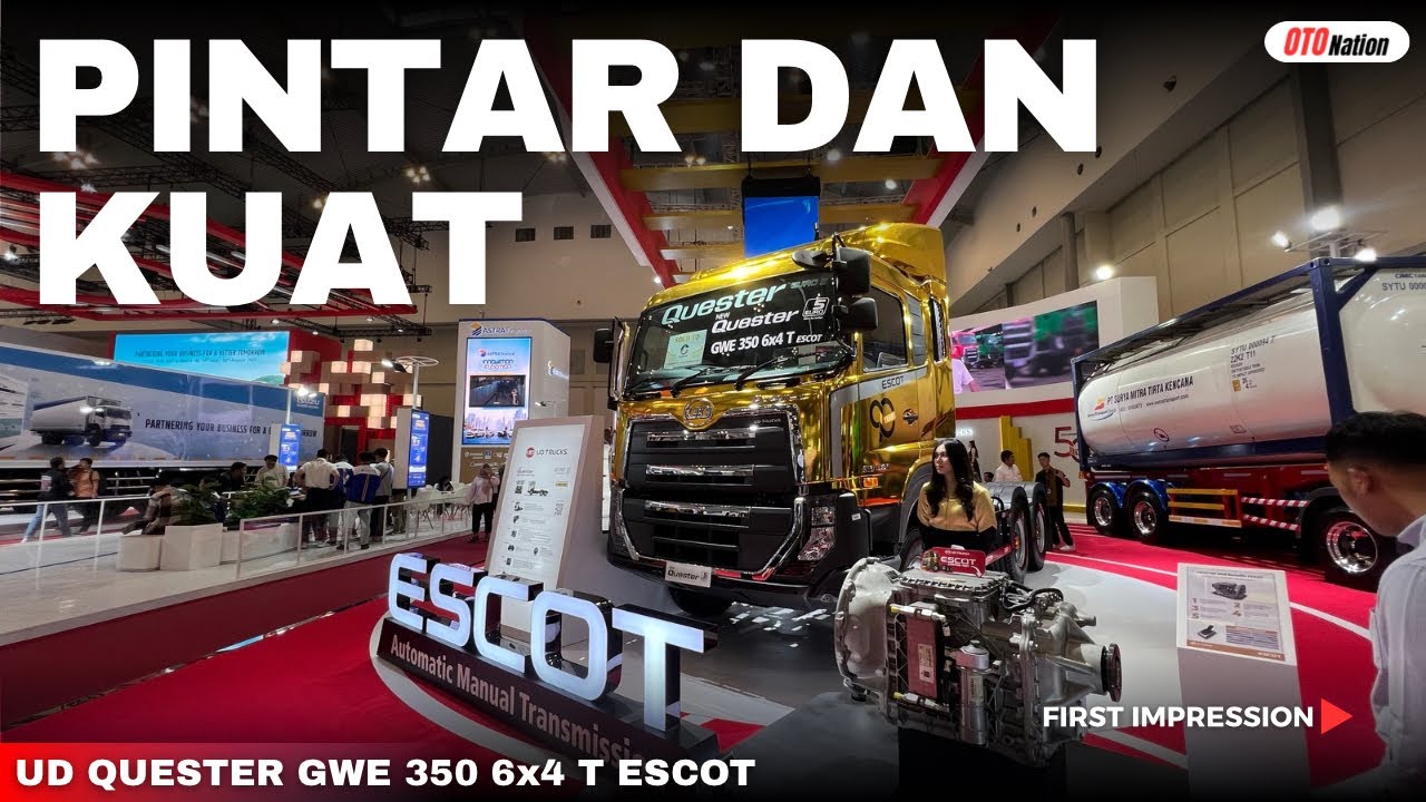 UD Truck Quester GWE 350 Escot || Tenaga Besar, Transmisi Matic Pintar!! Primadona Pengusaha Cargo!