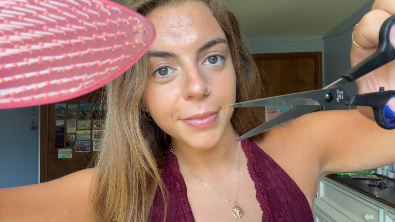 first ASMR video: haircut