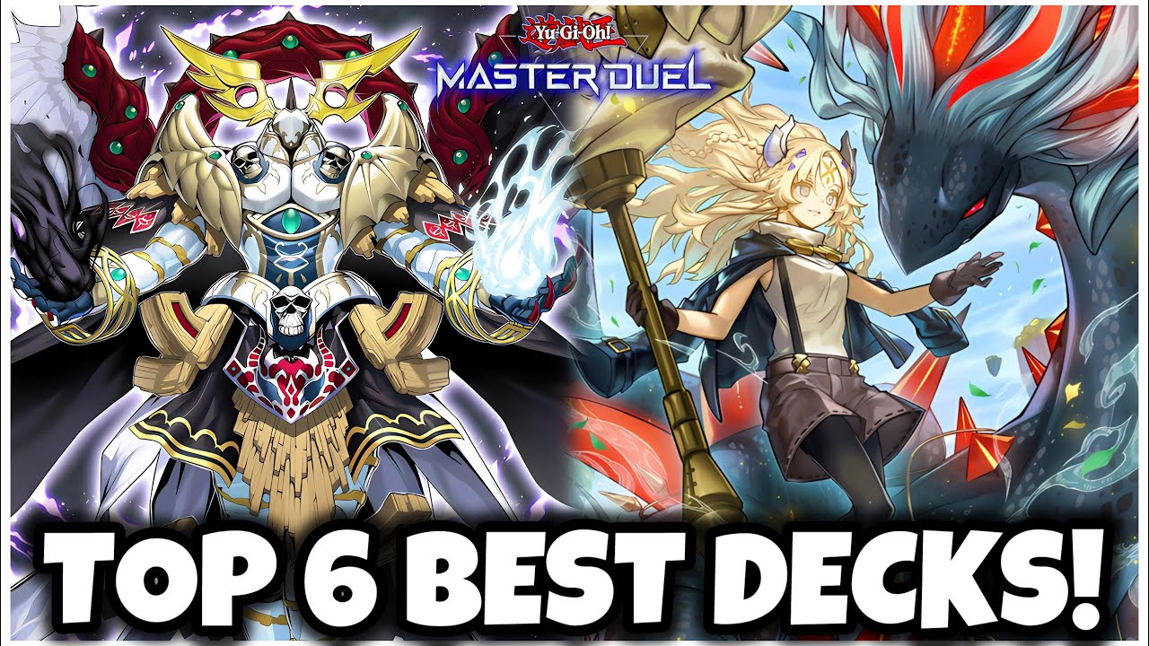 TOP 6 BEST DECKS in MASTER DUEL!