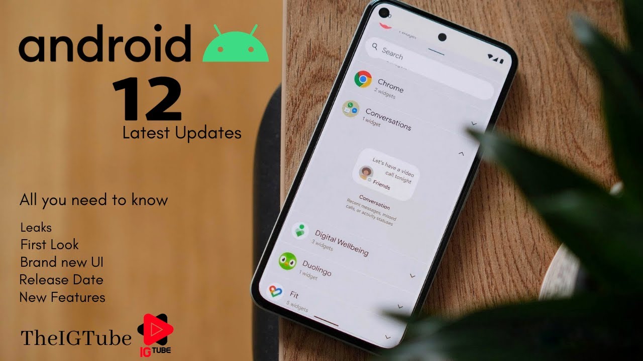 Android 12 - First look, New features, Brand new UI, Release date | Android Update 2021 | TheIGTube