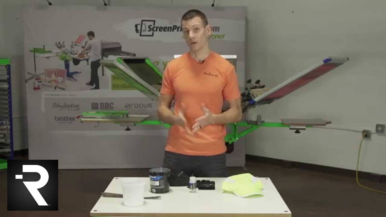 How to Screen Print Reflective Ink on Running Gear, Screen Printing on Beanies