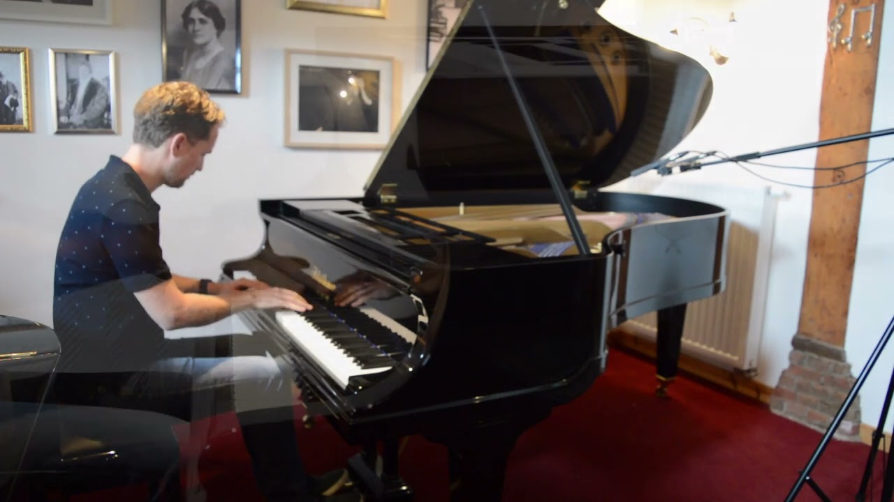 Showcase of fully rebuilt Blüthner grand piano style IX from 1922.