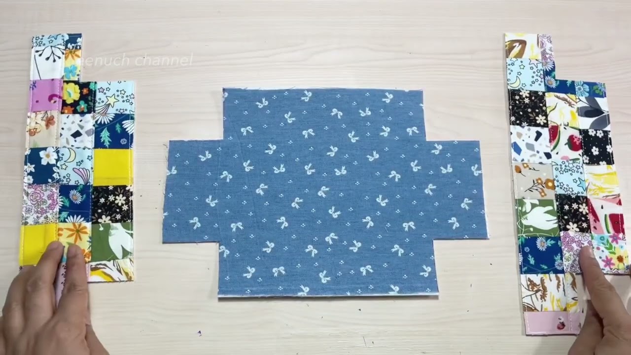 How to make a cosmetic pouch | diy mini boston bag | sewing cloth bag