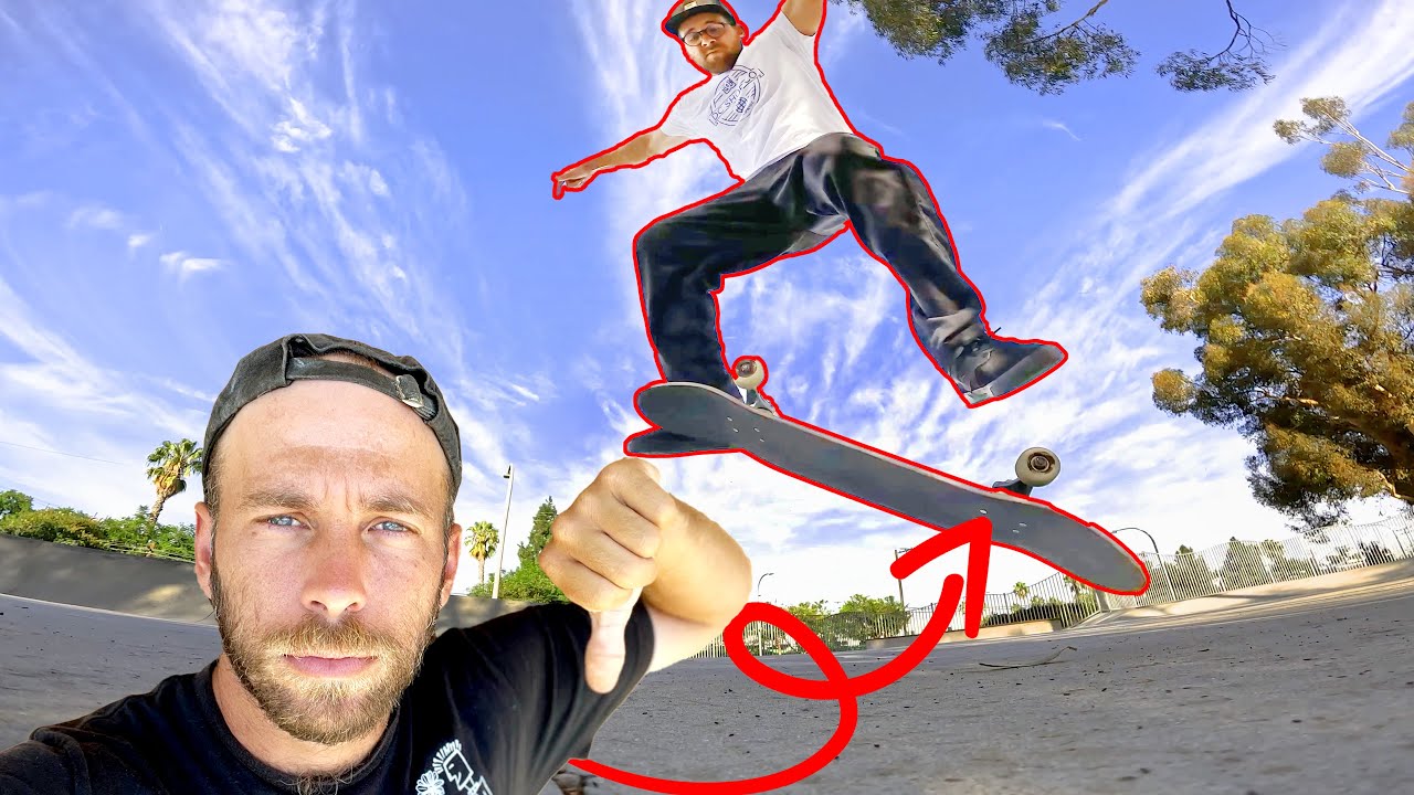 I tried Dan Corrigan&rsquo;s Kickflip Masterclass&hellip;. RESULTS MAY VARY 😬🤣