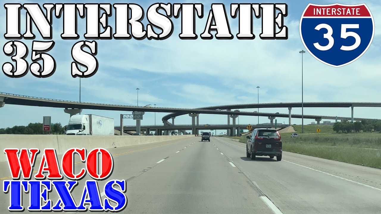 I-35 South - Waco to Temple - Texas - 4K Highway Drive