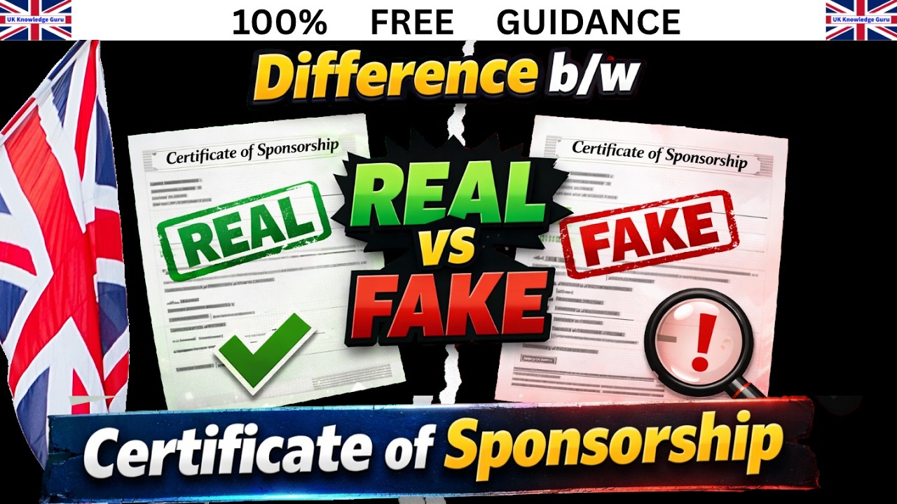 How to Check Fake vs Real Certificate of Sponsorship (CoS) | UK Work Visa Scam Alert