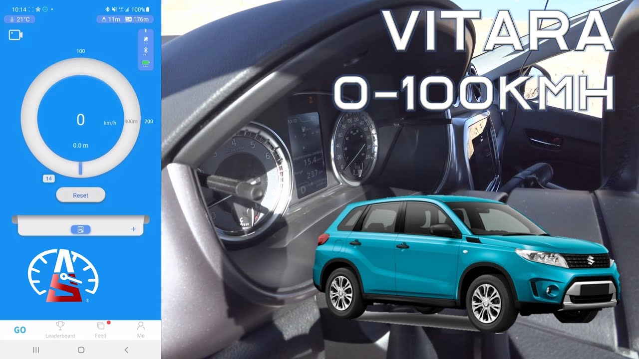 Suzuki Vitara 1.6 0-100km/h (0-62MPH) #dragy