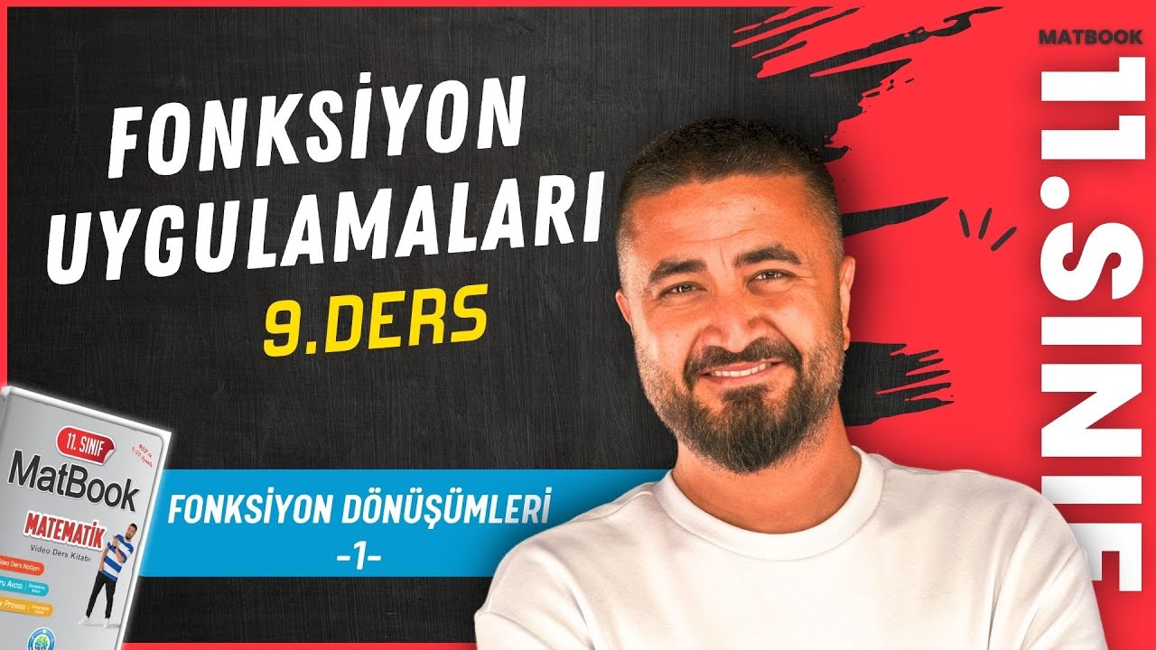 Fonksiyon Dönüşümleri 1 | Fonksiyon Uygulamaları 9 | 11.SINIF MATEMATİK