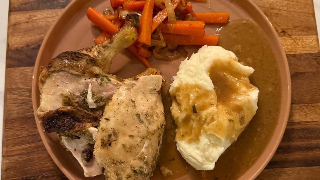 Roasted Chicken and Sourdough Bread