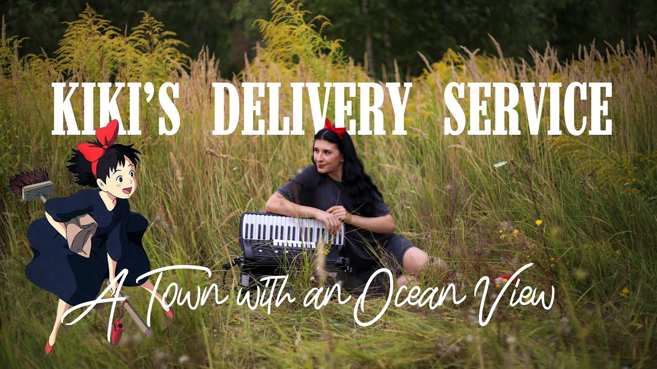 A Town with an Ocean View - accordion transcription - Kiki's Delivery Service