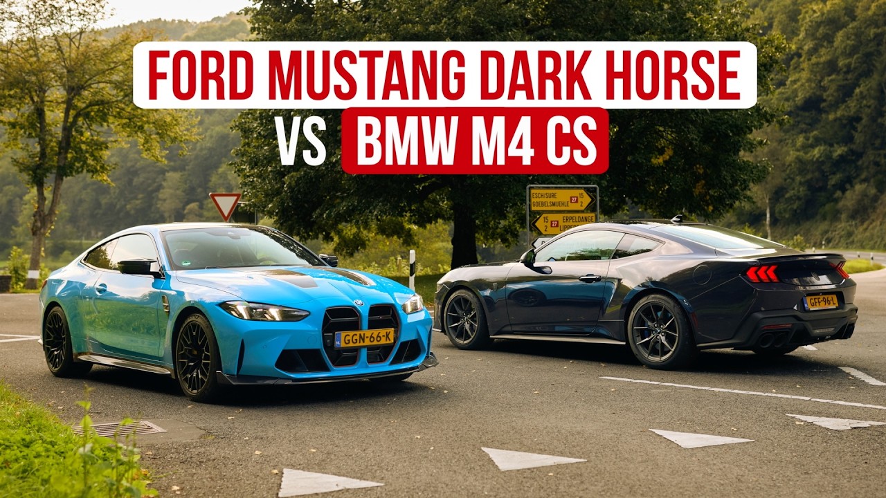 BMW M4 CS vs. Ford Mustang Dark Horse: welke is de beste?