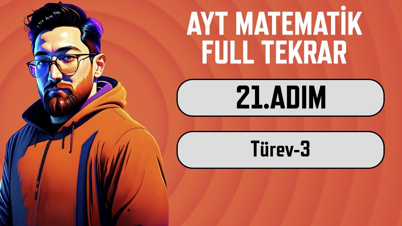 AYT Matematik Full Tekrar Kampı | 21.Adım | Türev-3 | 2024 | #aytbitsin