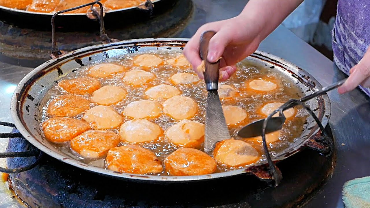 Xian Street Food - Fried Persimmon Chinese Donuts