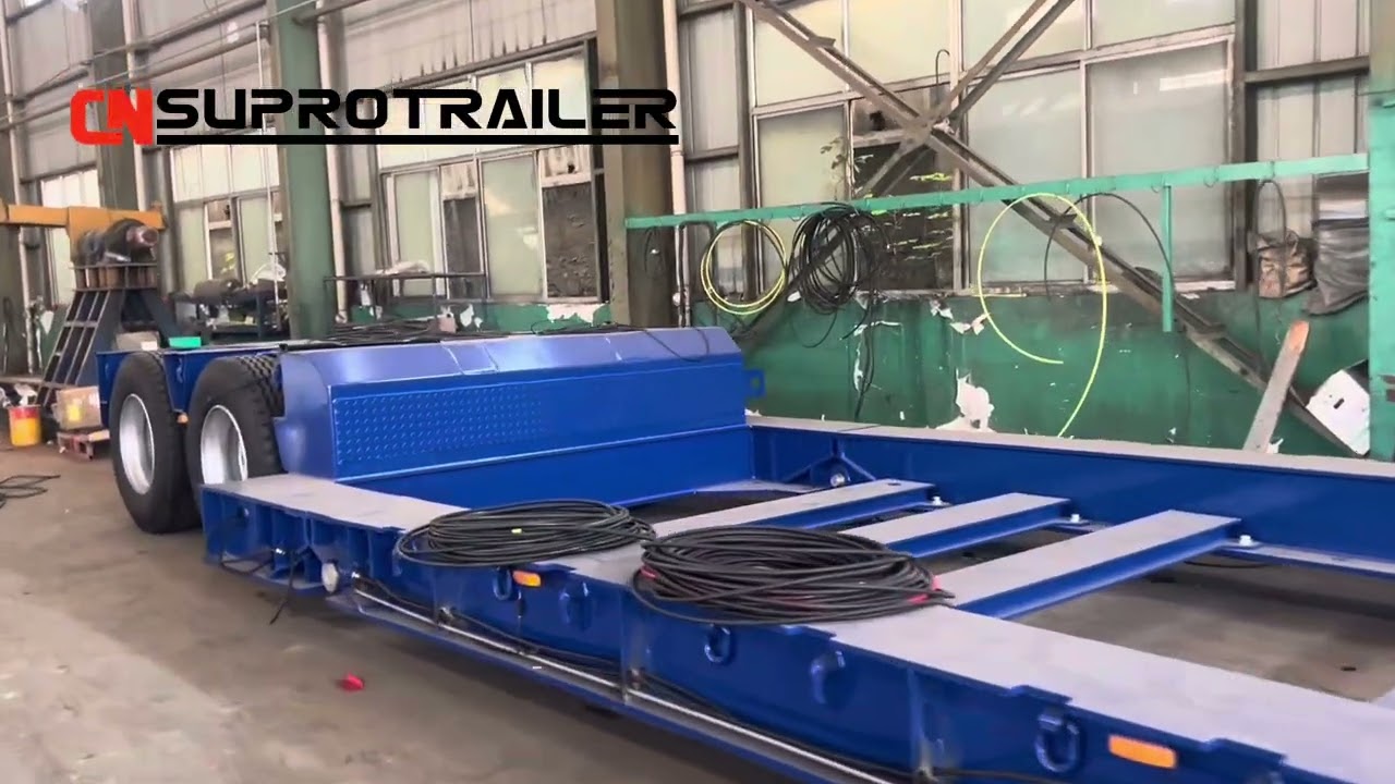 Wide-Load Solution: Supro Custom Low-Bed Trailer for Oversized Cargo