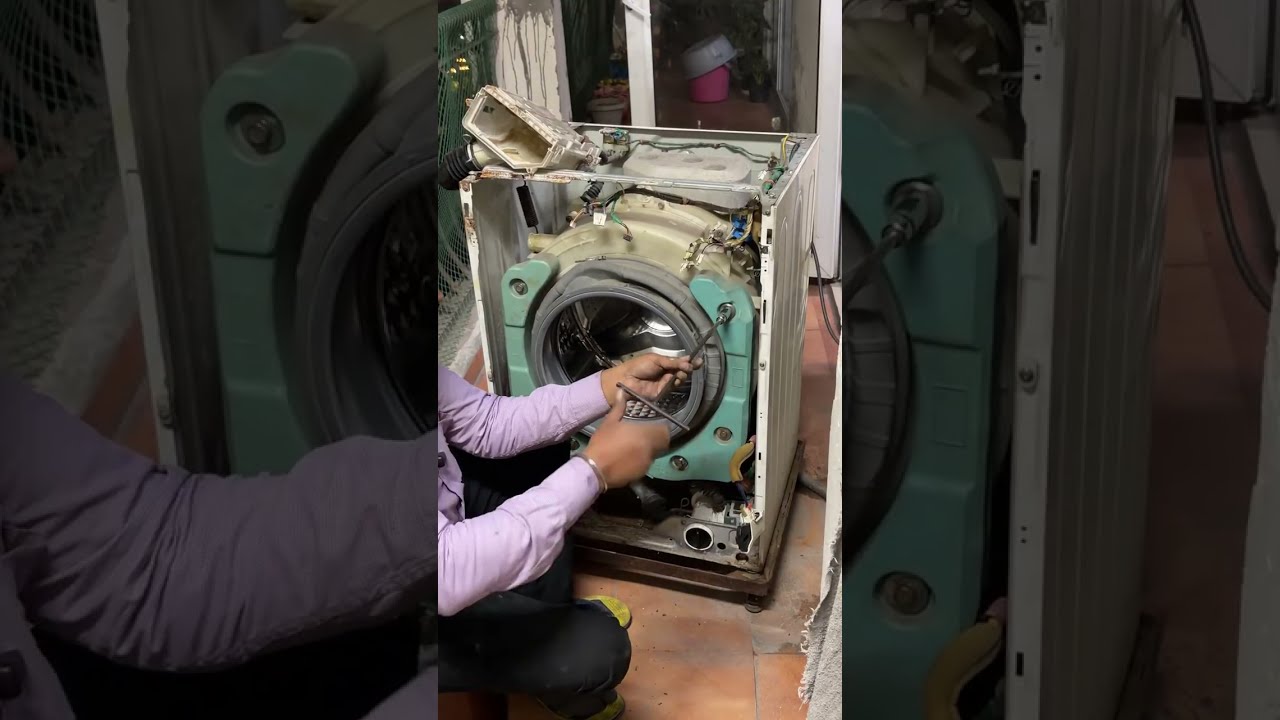 Samsung Digital Inverter Front Load Drum Dismantling | Spider & Bearing Repair Live 🛠️ #ManojaToZ