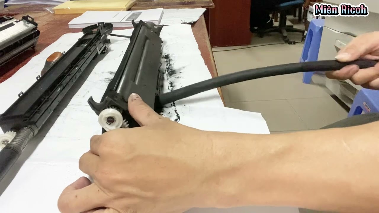 MT | Ricoh bó cụm mực cấp cho từ nguyên nhân của bản in bị lợt dần khi mực không bơm