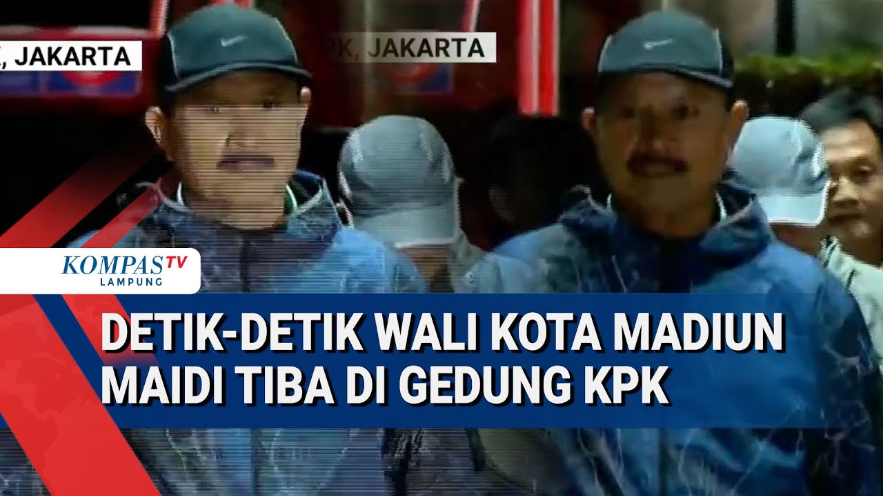 Usai Terjaring OTT, Wali Kota Madiun Maidi Tiba di Gedung Merah Putih KPK
