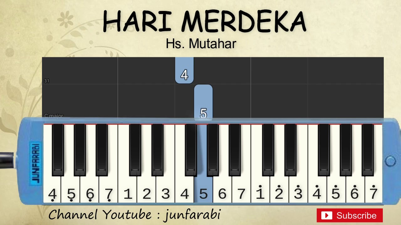not pianika hari merdeka - belajar pianika
