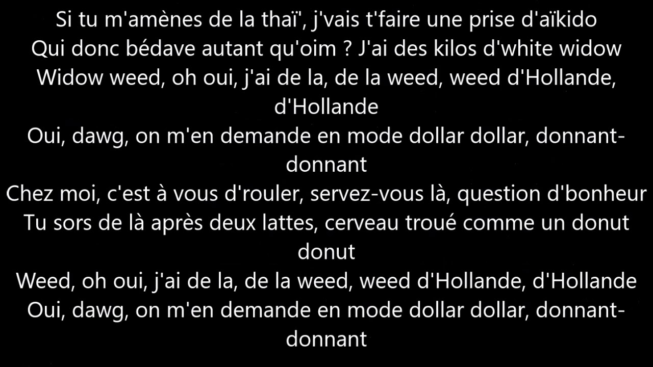 NEKFEU MA DOPE - paroles